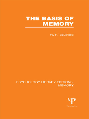 cover image of The Basis of Memory (PLE